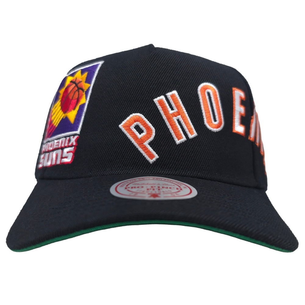 Phoenix‎ Suns Mitchell & Ness NBA Pro Fit Snapback Hat Cap Embroidery Logo NWT